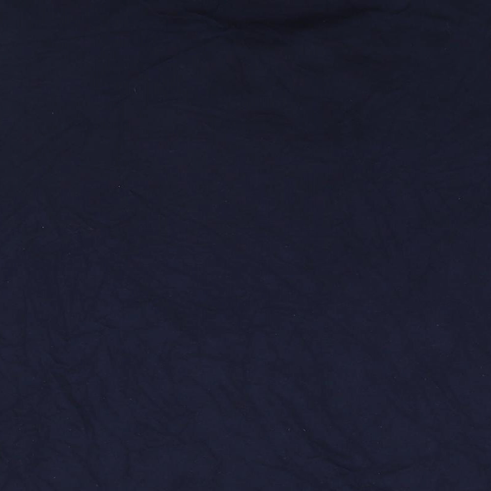 EWM Womens Blue Polyester Basic Blouse Size 18 Round Neck - Lace Front Size 18-20