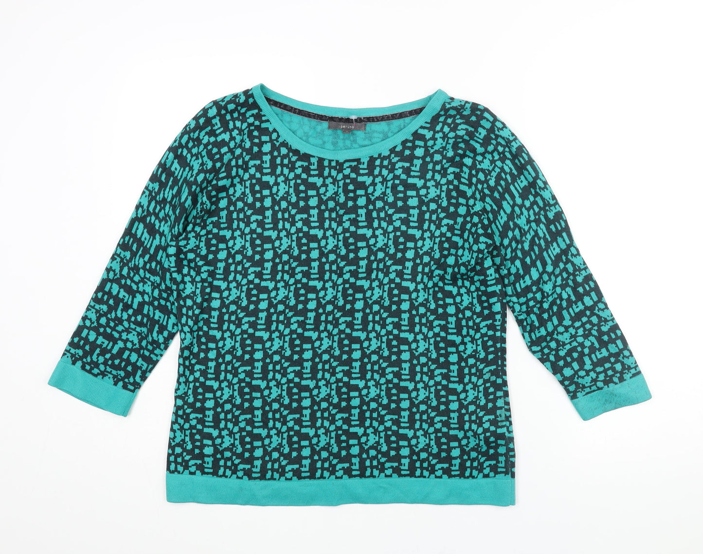 Womens UK Size 12 Marks and Spencer Blue Pullover Jumper