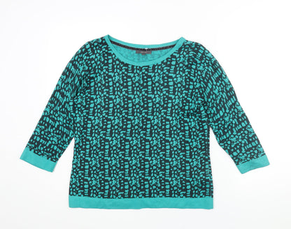 Womens UK Size 12 Marks and Spencer Blue Pullover Jumper