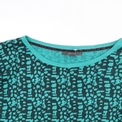 Womens UK Size 12 Marks and Spencer Blue Pullover Jumper