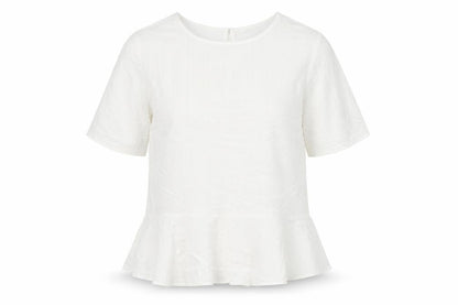 Womens UK Size 16 NEXT Ivory Basic Blouse