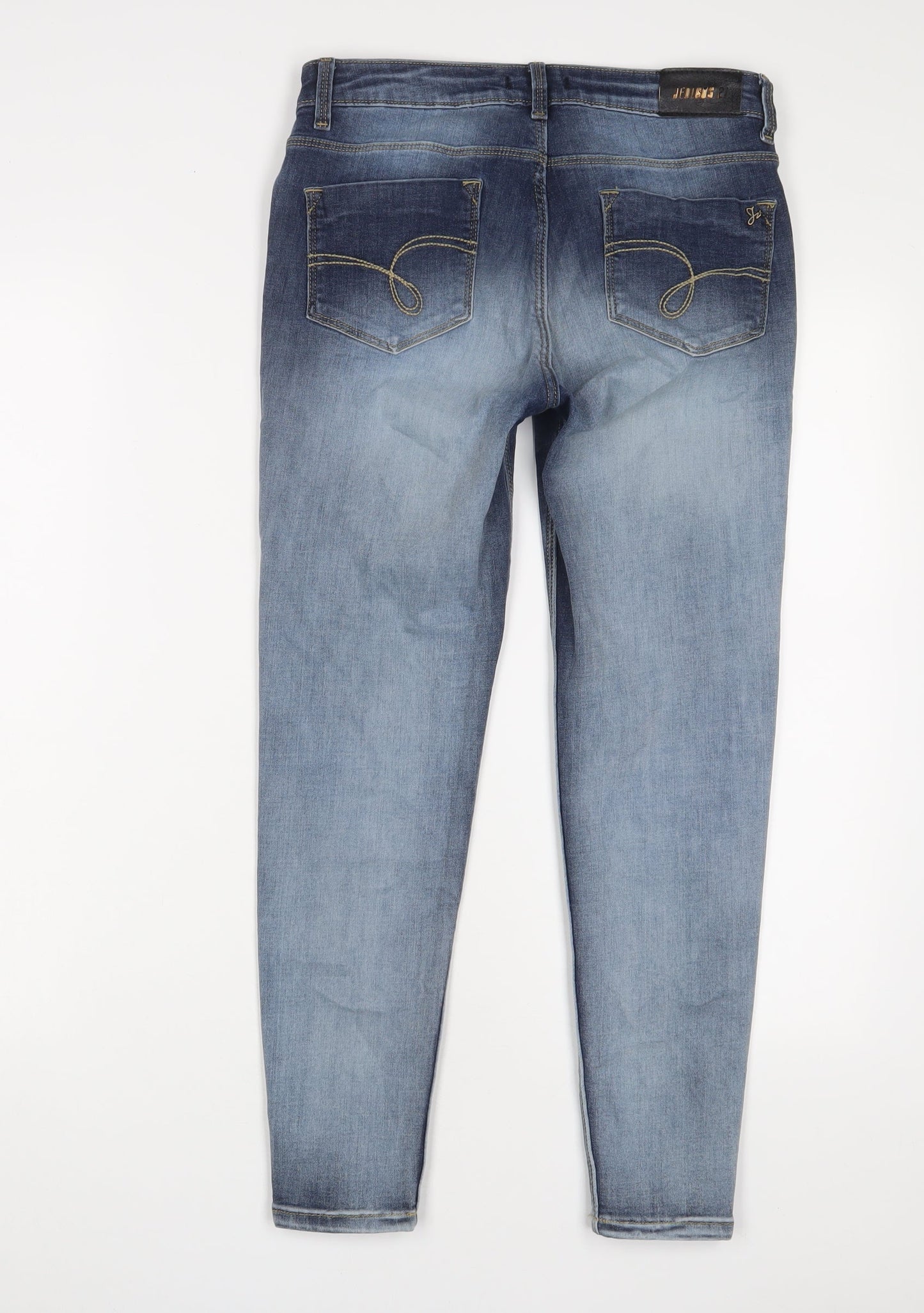 Jealous 21 Womens Blue Cotton Skinny Jeans Size 30 in L20 in Regular Zip