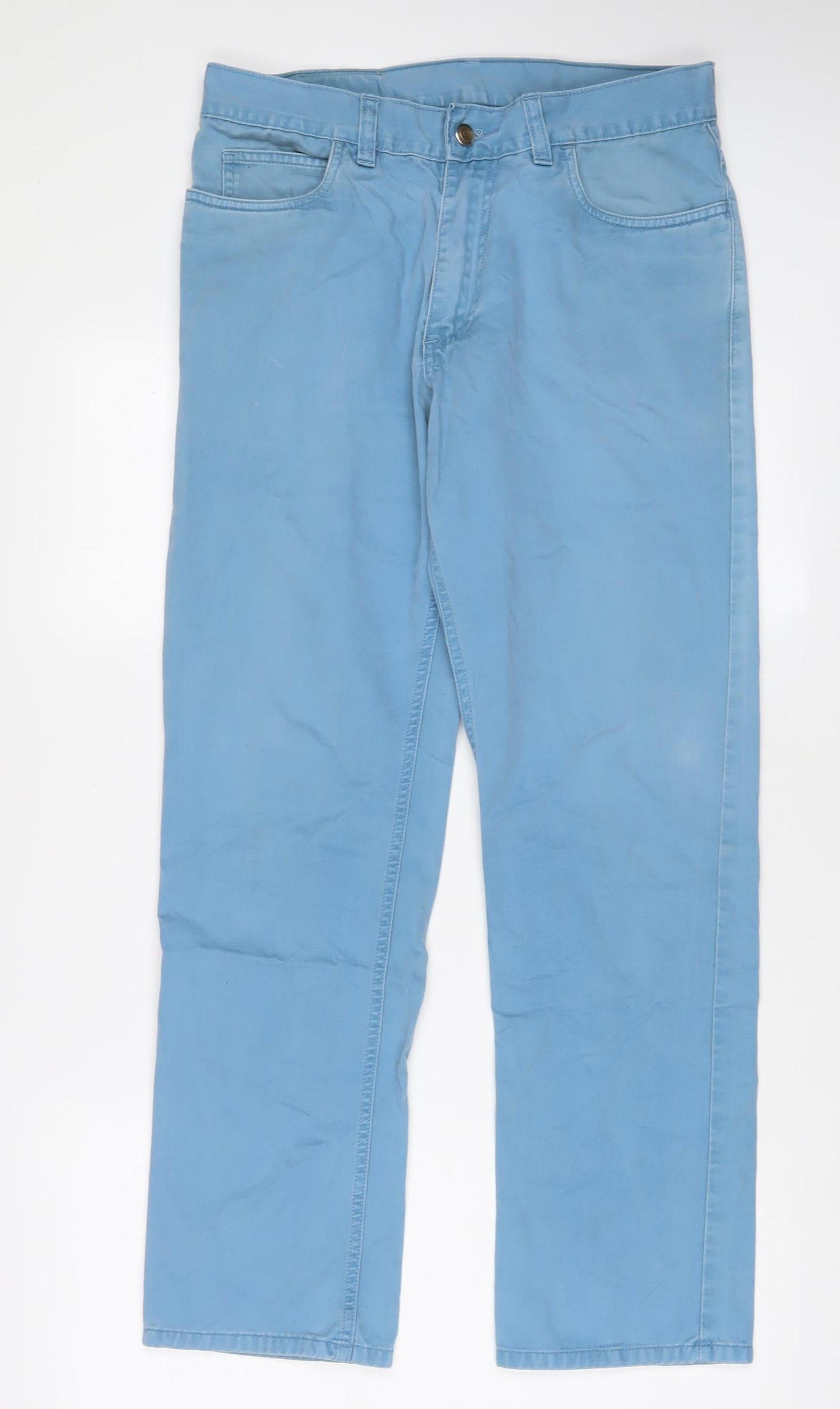 Mens UK Size 32 in Brocks Regular Fit Straight Blue Jeans
