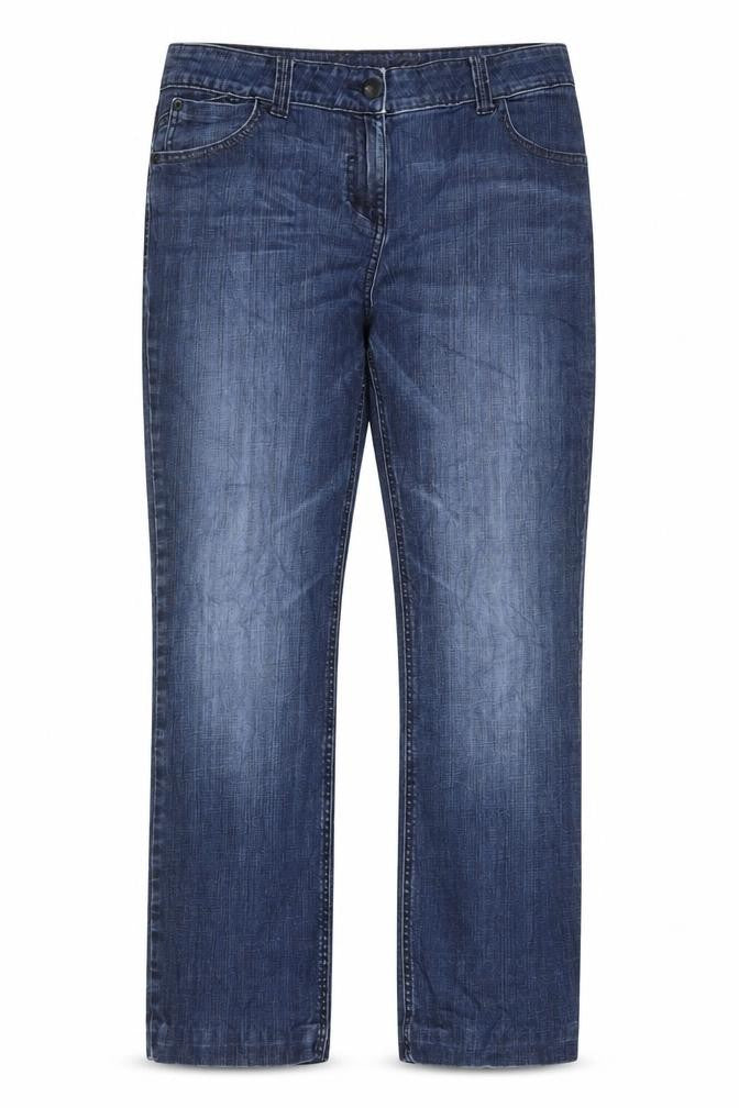 Womens UK Size 34 in Marks and Spencer Regular Fit Straight Blue Jeans