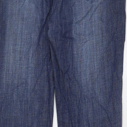 Womens UK Size 34 in Marks and Spencer Regular Fit Straight Blue Jeans