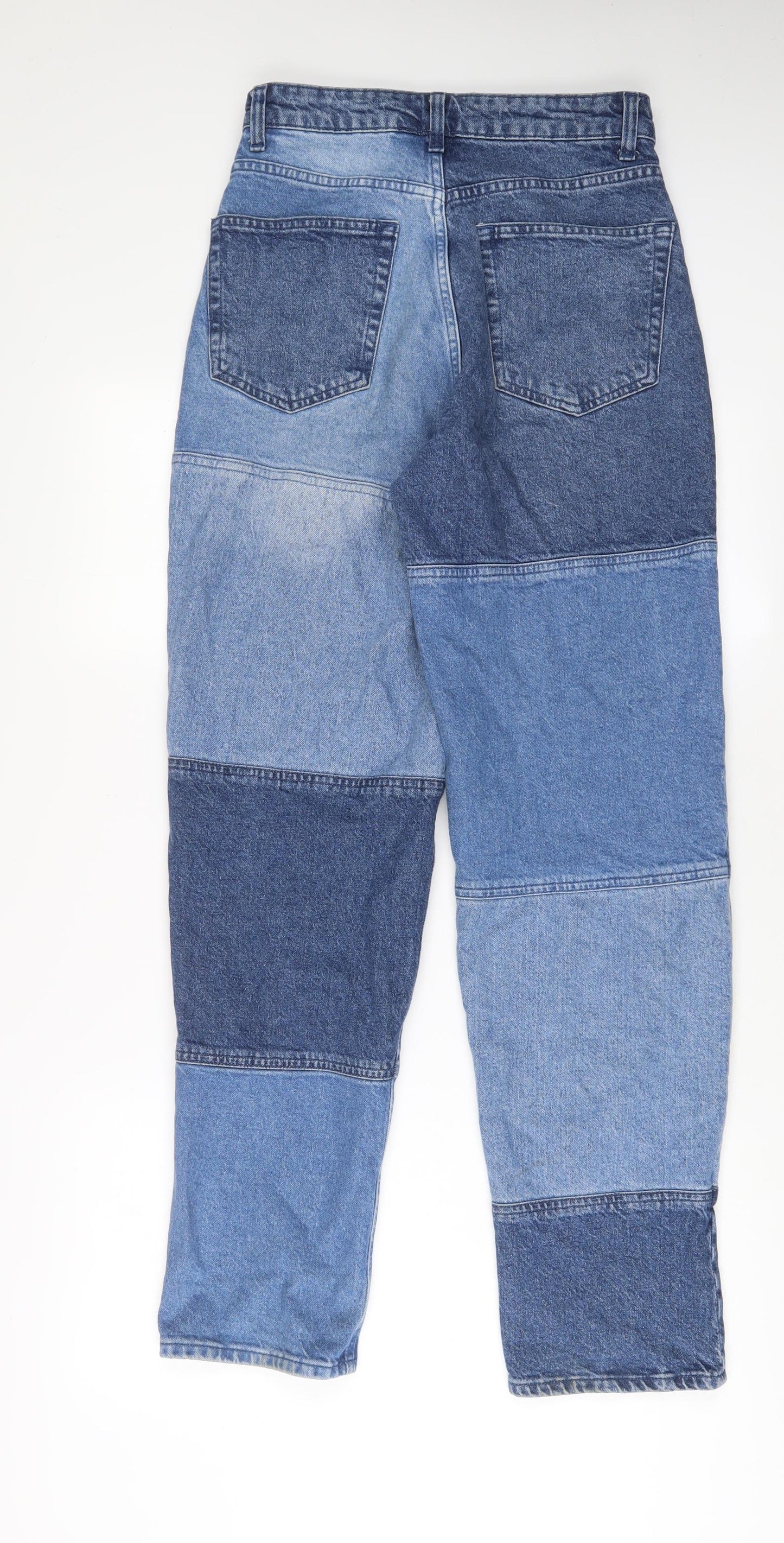 Womens UK Size 8 H&M Regular Fit Straight Blue Jeans
