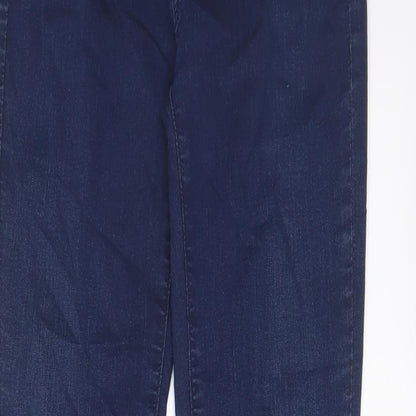 Womens UK Size 8 Marks and Spencer Regular Fit Skinny Blue Jeans