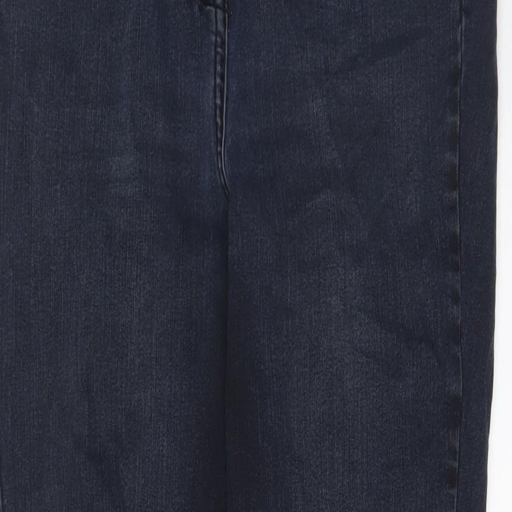 NEXT Womens Blue Cotton Skinny Jeans Size 30 in L30 in Regular Zip