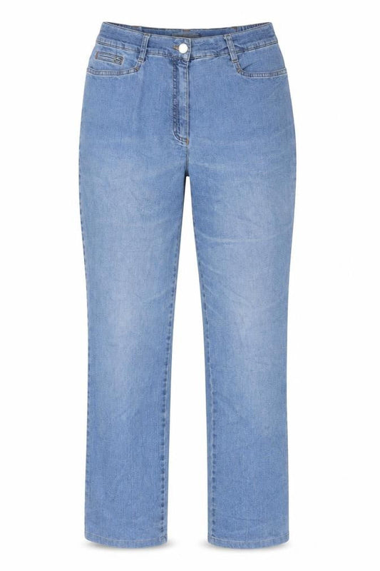 Womens UK Size 34 in GARDEUR Regular Fit Straight Blue Jeans