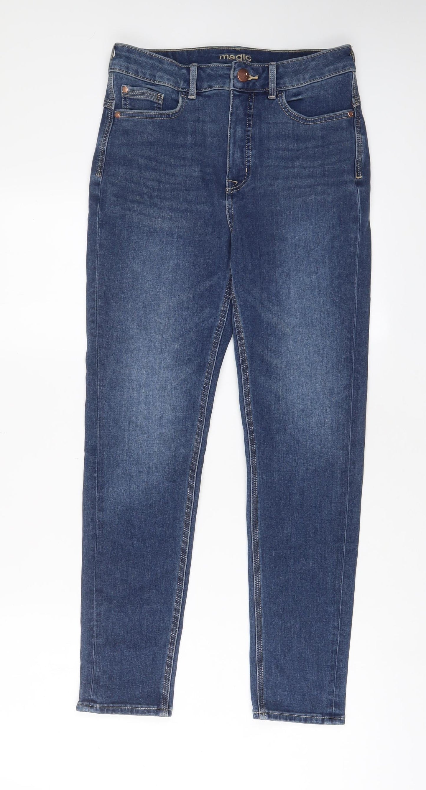 Womens UK Size 26 in Marks and Spencer Regular Fit Skinny Blue Jeans