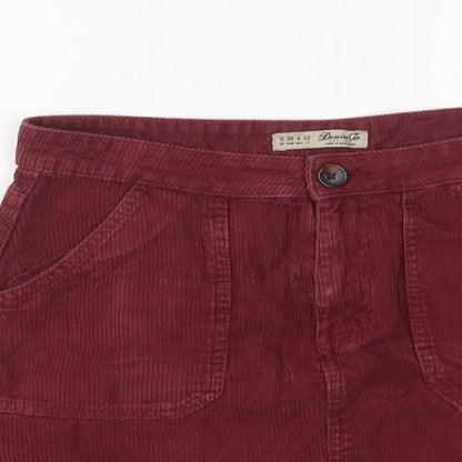 Womens UK Size 10 Denim & Co. A-Line Corduroy Skirt
