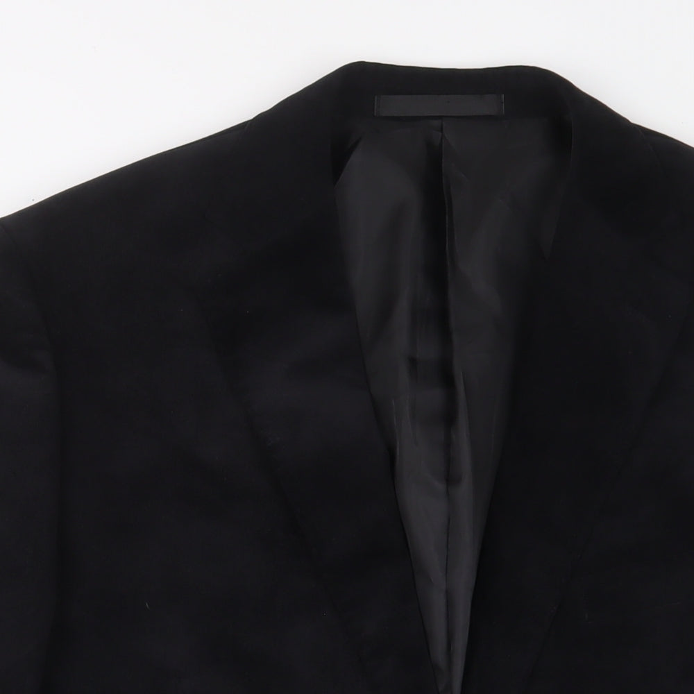Mens UK Size 44 Marks and Spencer Regular Black Suit Jacket