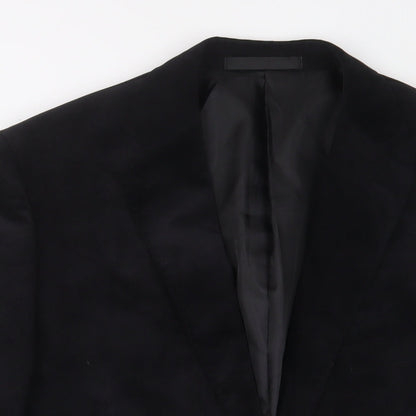 Mens UK Size 44 Marks and Spencer Regular Black Suit Jacket