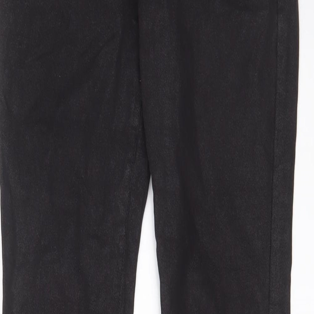 Superfine Womens Black Cotton Skinny Jeans Size 25 in L30 in Regular Zip