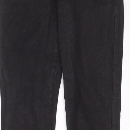Superfine Womens Black Cotton Skinny Jeans Size 25 in L30 in Regular Zip