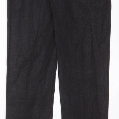 Superfine Womens Black Cotton Skinny Jeans Size 25 in L30 in Regular Zip