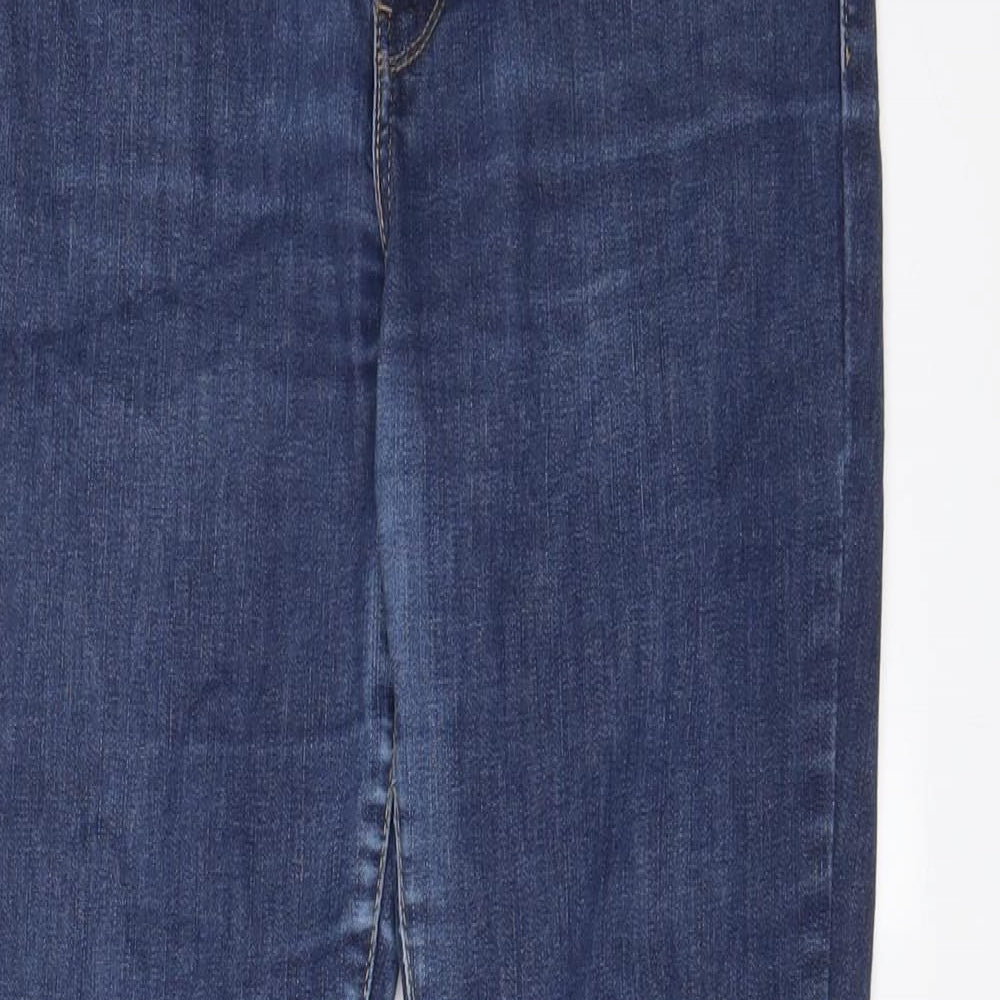 Levi's Womens Blue Cotton Skinny Jeans Size 28 in L28 in Regular Zip