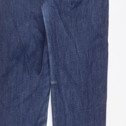 Levi's Womens Blue Cotton Skinny Jeans Size 28 in L28 in Regular Zip