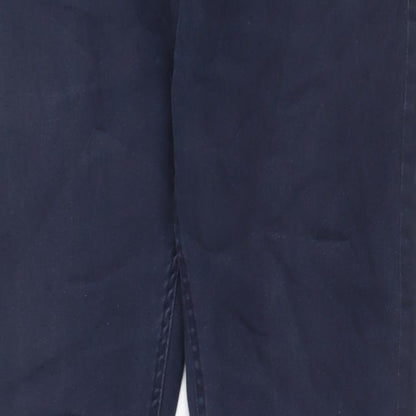 Maison Cinqcent Mens Blue Cotton Straight Jeans Size 34 in L31 in Slim Zip