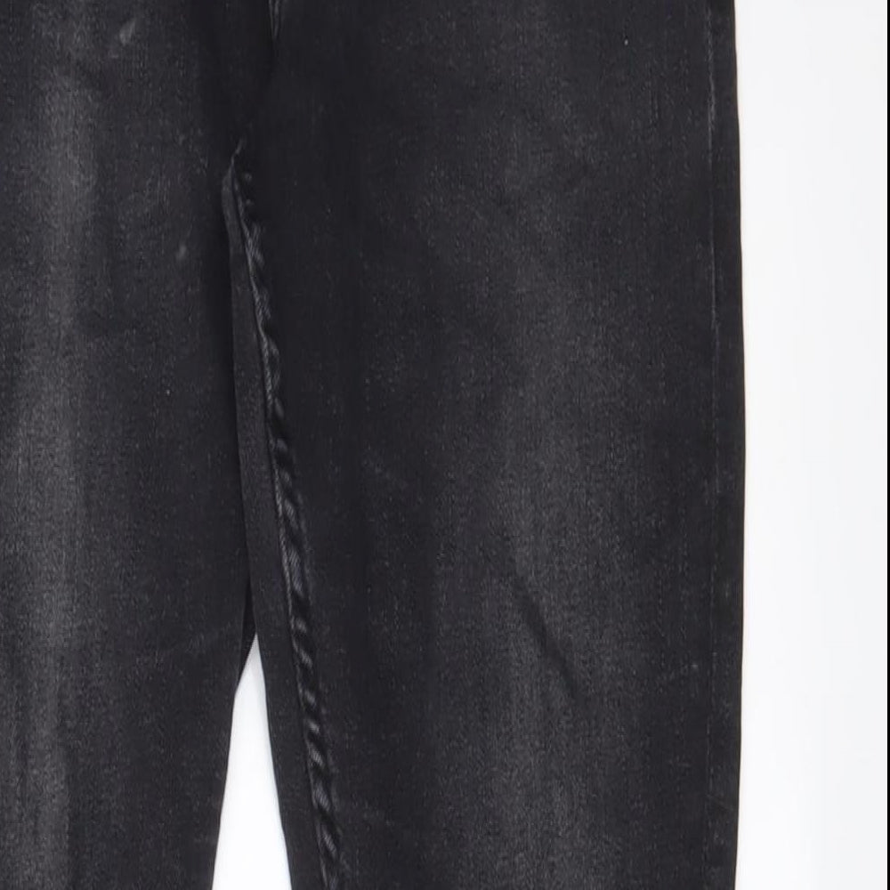 Denim & Co. Mens Black Cotton Skinny Jeans Size 32 in L30 in Regular Button