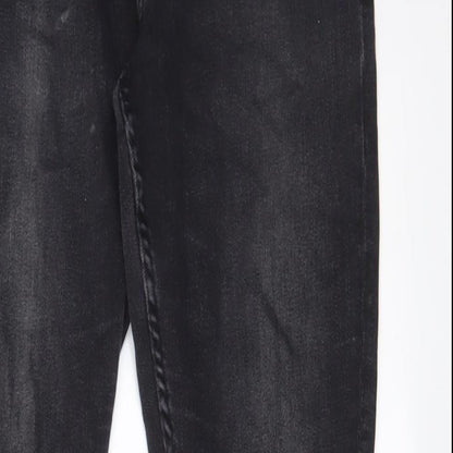 Denim & Co. Mens Black Cotton Skinny Jeans Size 32 in L30 in Regular Button