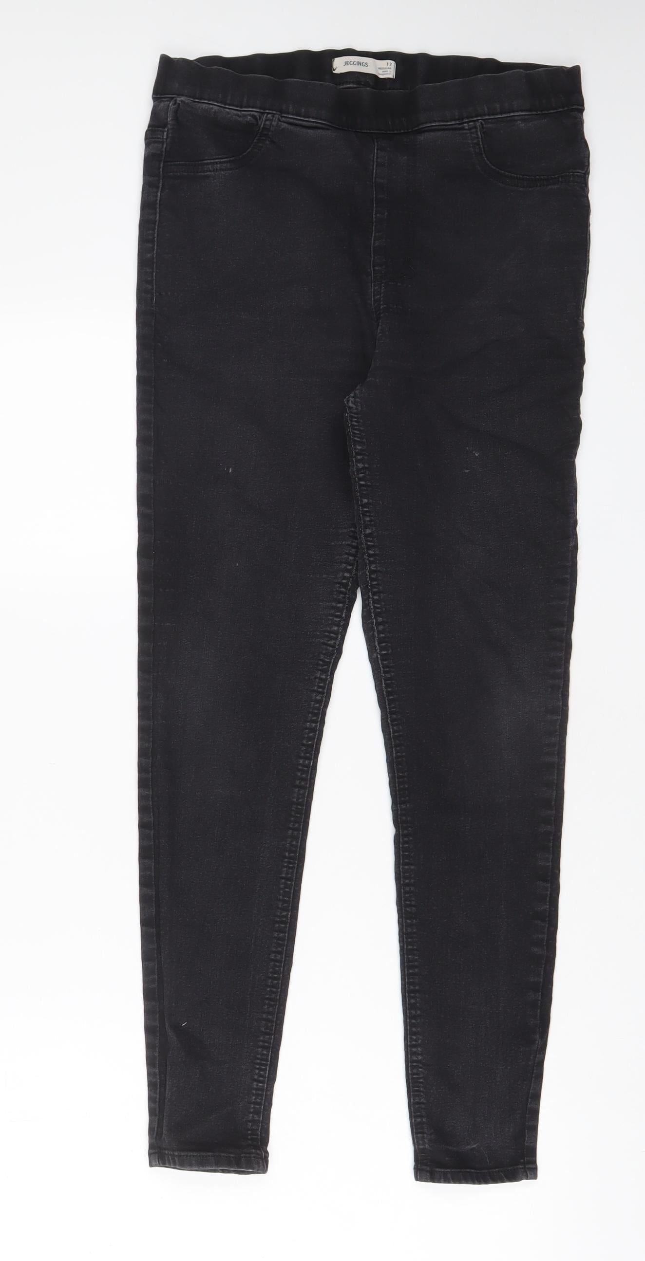 Womens UK Size 12 Marks and Spencer Regular Fit Jegging Grey Jeans