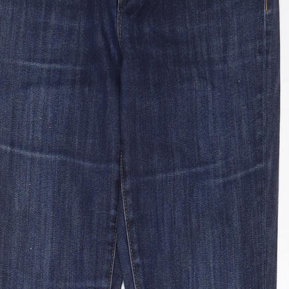 Gap Womens Blue Cotton Skinny Jeans Size 10 L29 in Regular Zip