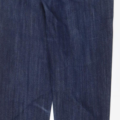 Gap Womens Blue Cotton Skinny Jeans Size 10 L29 in Regular Zip