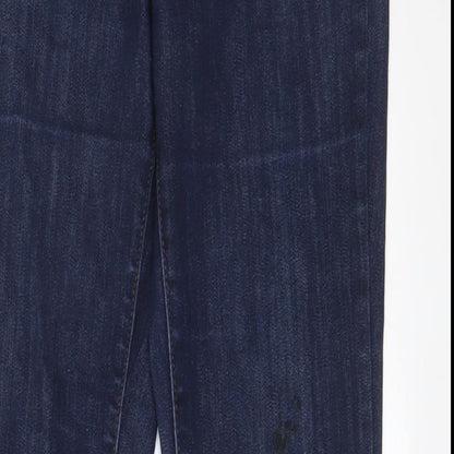 Gap Womens Blue Cotton Skinny Jeans Size 10 L29 in Regular Zip