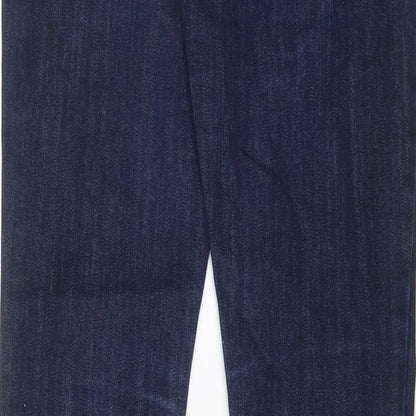 Gap Womens Blue Cotton Skinny Jeans Size 10 L29 in Regular Zip