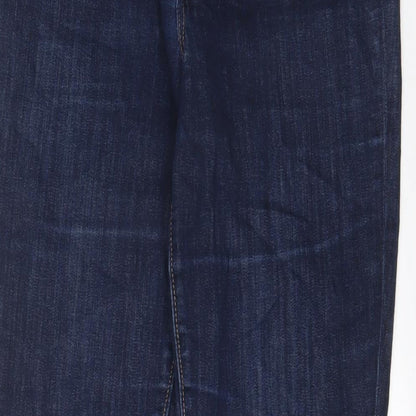 Gap Womens Blue Cotton Skinny Jeans Size 10 L29 in Regular Zip