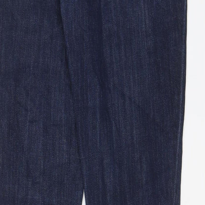 Gap Womens Blue Cotton Skinny Jeans Size 10 L29 in Regular Zip