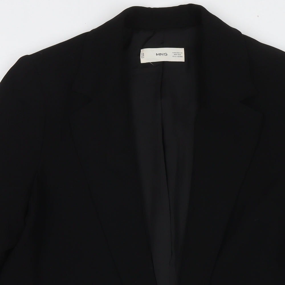 Womens UK Size XS Mango Black Jacket