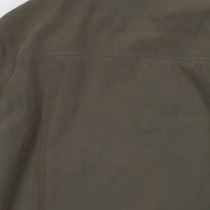 Henley & Knight Womens Green Jacket Size L Zip