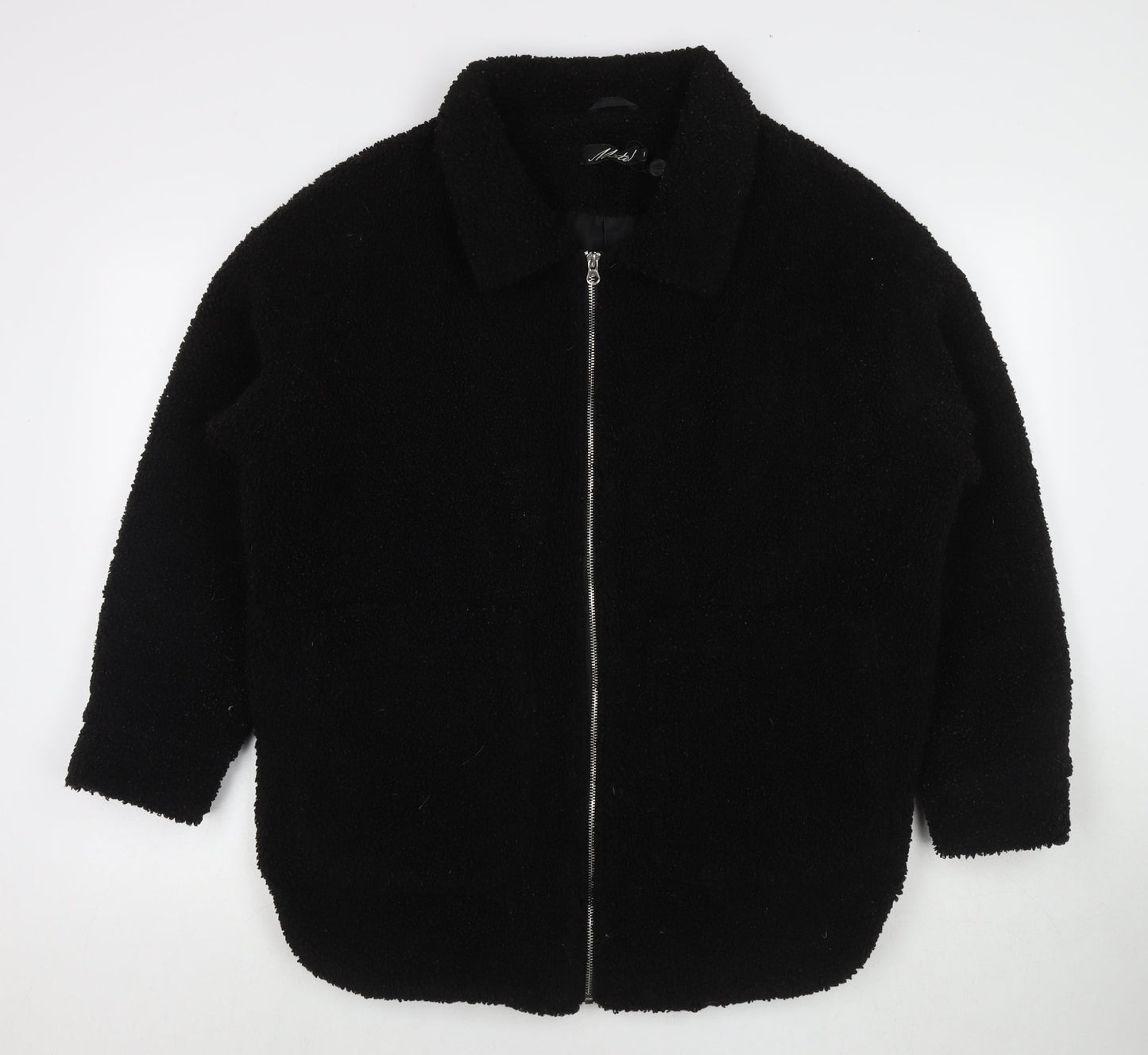 Womens UK Size M Motel Black Overcoat