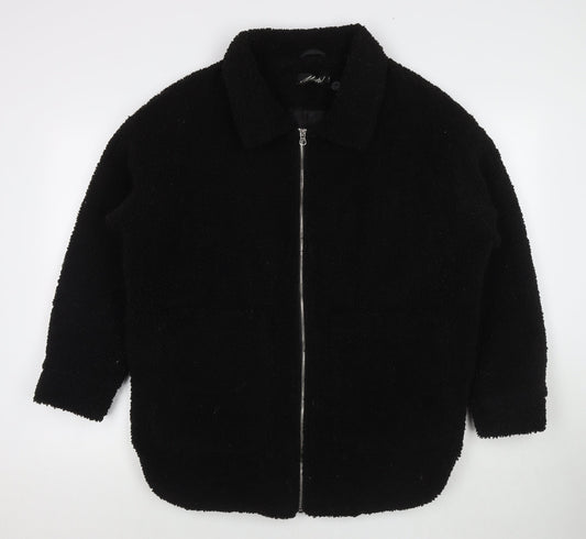 Womens UK Size M Motel Black Overcoat