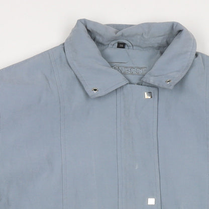 Womens UK Size 20 Finesse Blue Parka Coat