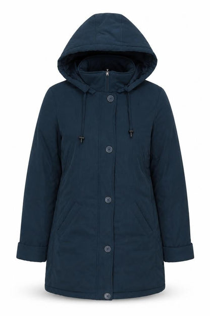 Womens UK Size 12 Classics Blue Parka Coat