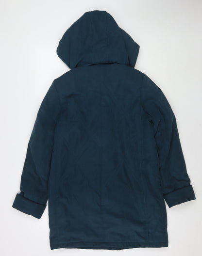Womens UK Size 12 Classics Blue Parka Coat