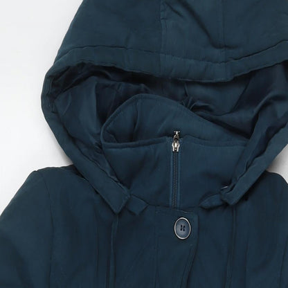 Womens UK Size 12 Classics Blue Parka Coat