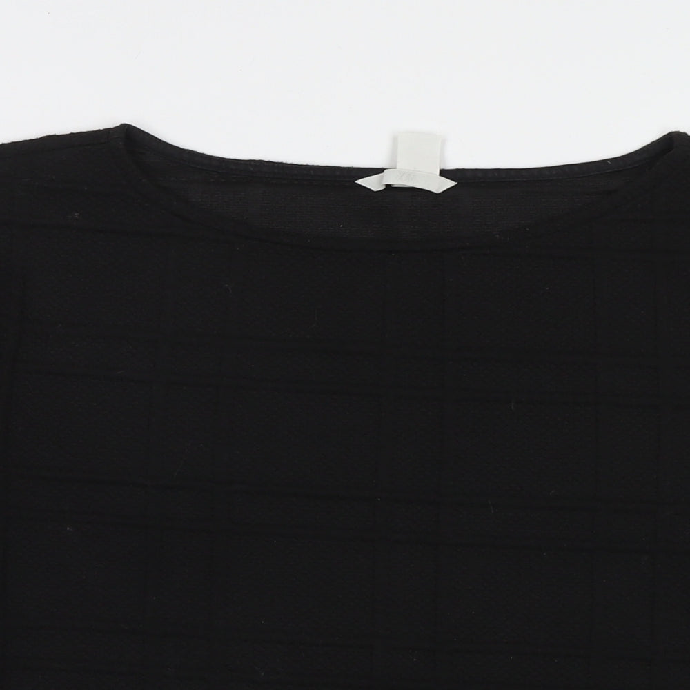 Womens UK Size L H&M Black Pullover Jumper