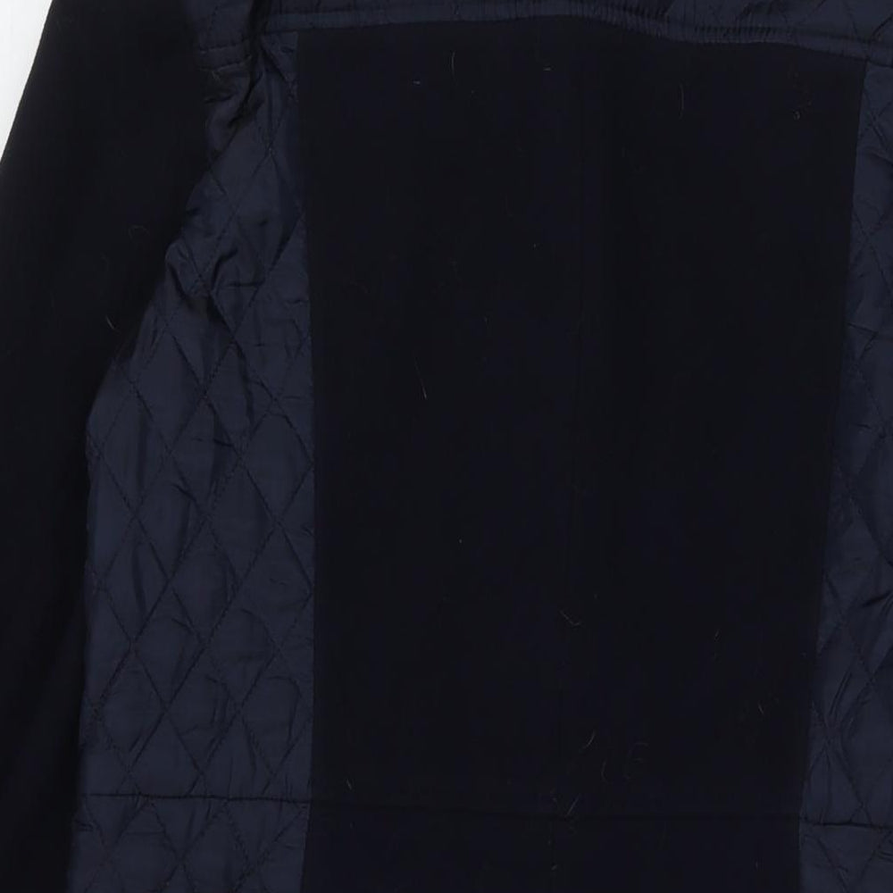 Womens UK Size 10 Marks and Spencer Blue Pea Coat