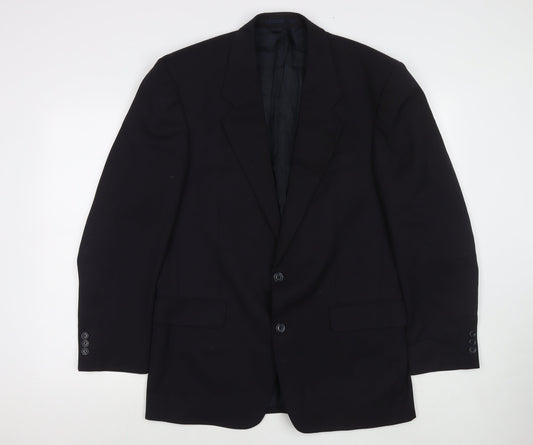 Mens UK Size 40 C&A Regular Black Suit Jacket