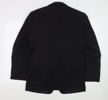 Mens UK Size 40 C&A Regular Black Suit Jacket