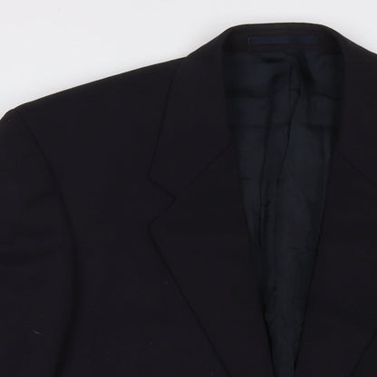 Mens UK Size 40 C&A Regular Black Suit Jacket