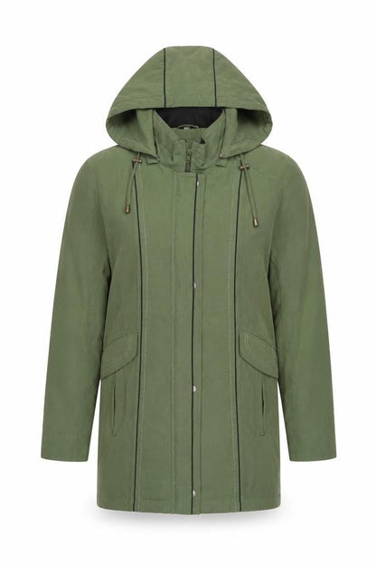 Womens UK Size S Anna Rose Green Parka Coat