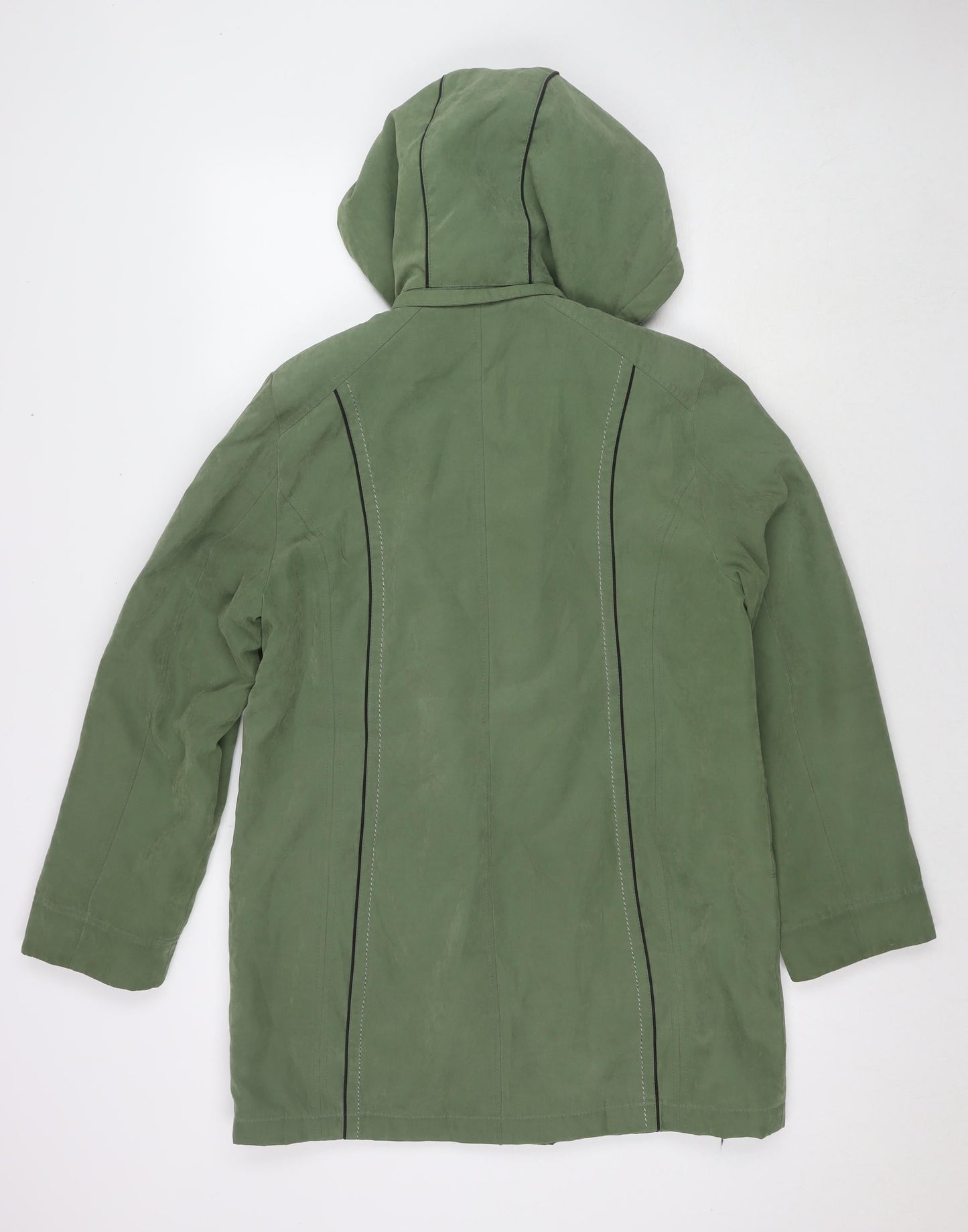 Womens UK Size S Anna Rose Green Parka Coat