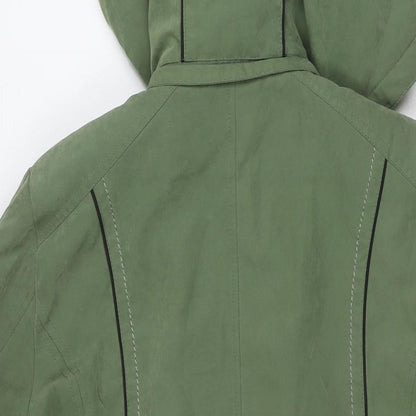 Womens UK Size S Anna Rose Green Parka Coat