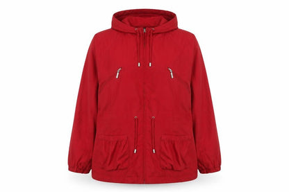 Per Una Womens Red Parka Jacket Size XL Zip