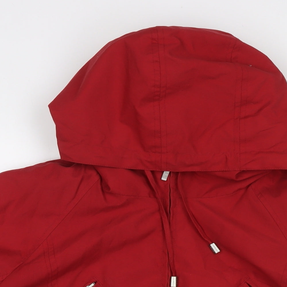 Per Una Womens Red Parka Jacket Size XL Zip